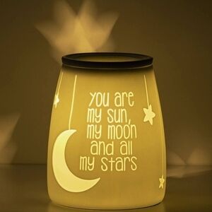 Cream Star and Moon Decorative Lamp